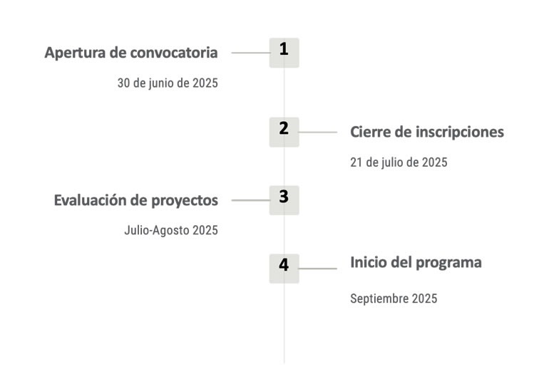 Cronología convocatorias
